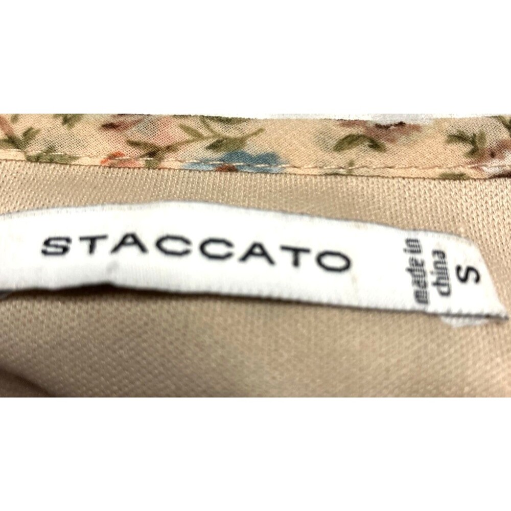 Staccato Josie Tiered Floral Print Multi Color Boho Dress Size Small - Picture 2 of 9